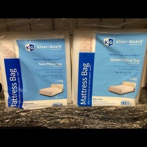 Queen and Twin mattress bags, new in package